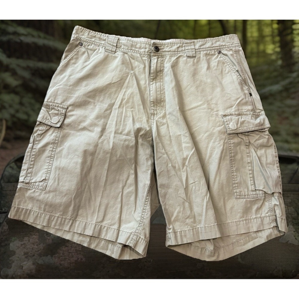 Columbia Mens 36 Cargo Hiking Shorts Khaki Pockets Rn 69724 Ca‎ 05367 Gorpcore